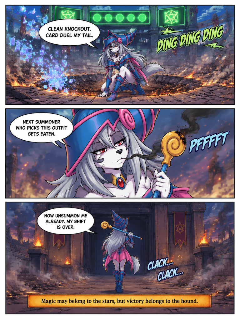 Summon of the Hellhound Magician (page 4 of 4)