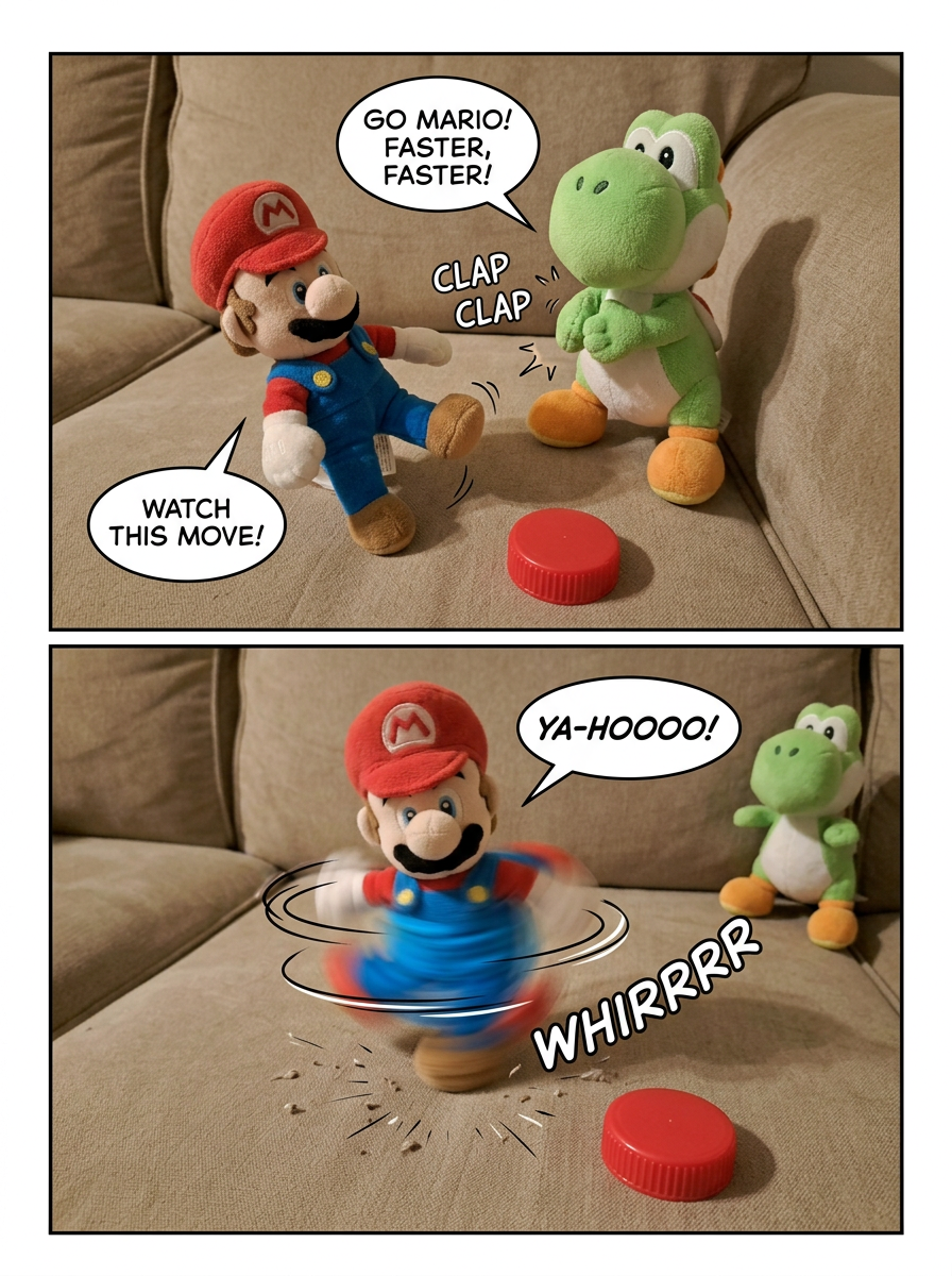 Victory Dance on the Cushion (page 2 of 4)