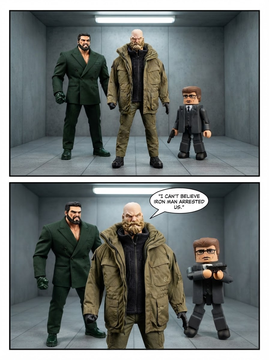 IRON MAN: JAIL (READ DESCRIPTION) (page 1 of 4)
