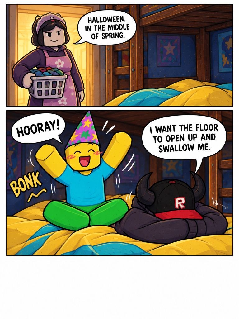 A Very Awkward Halloween Excuse (page 2 of 4)