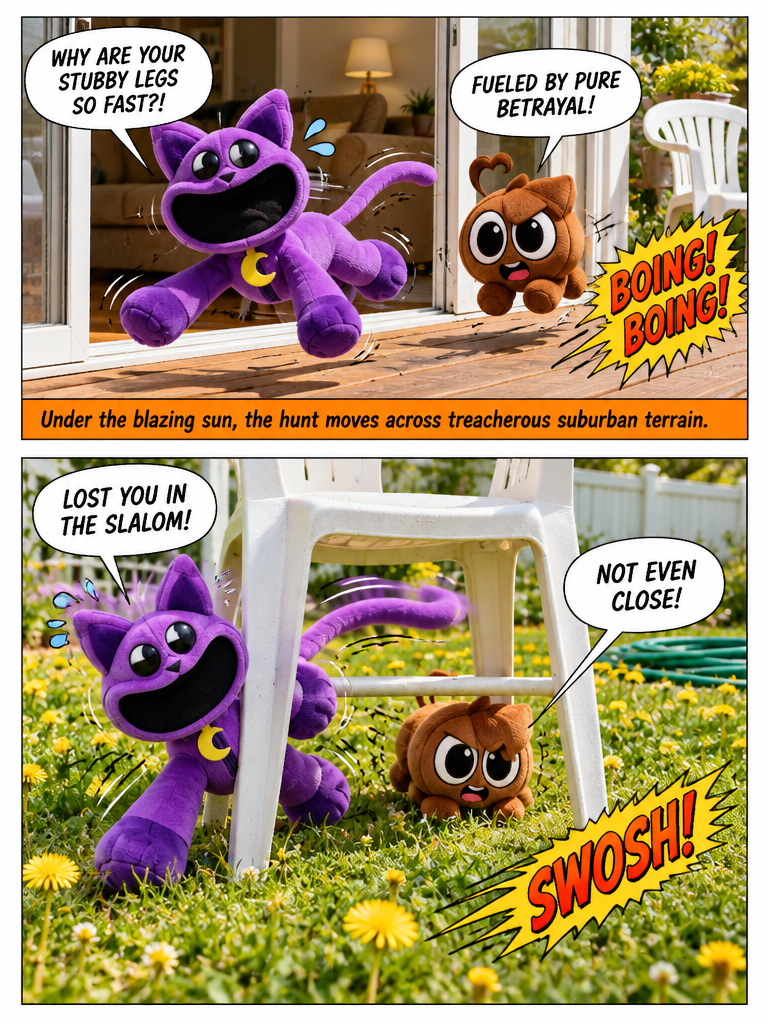 A Slapstick Backyard Chase (page 2 of 4)