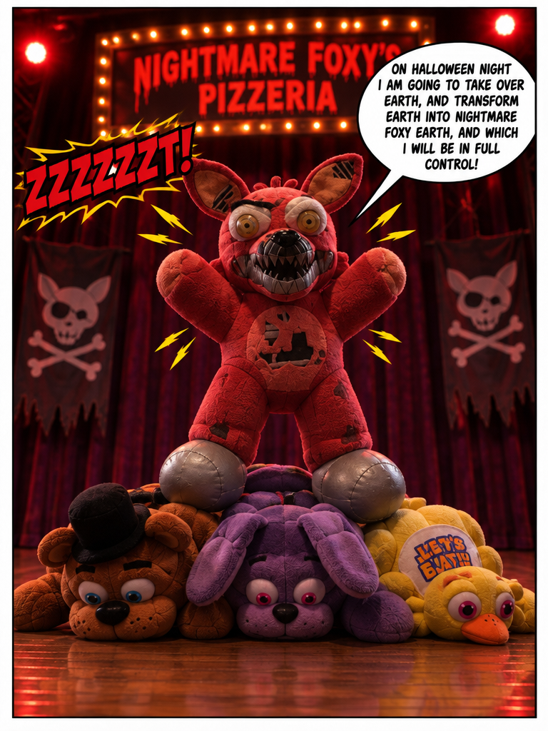 Nightmare Foxy planning to take over Earth (page 3 of 4)
