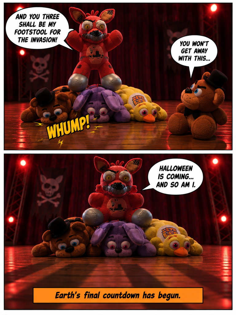 Nightmare Foxy planning to take over Earth (page 4 of 4)