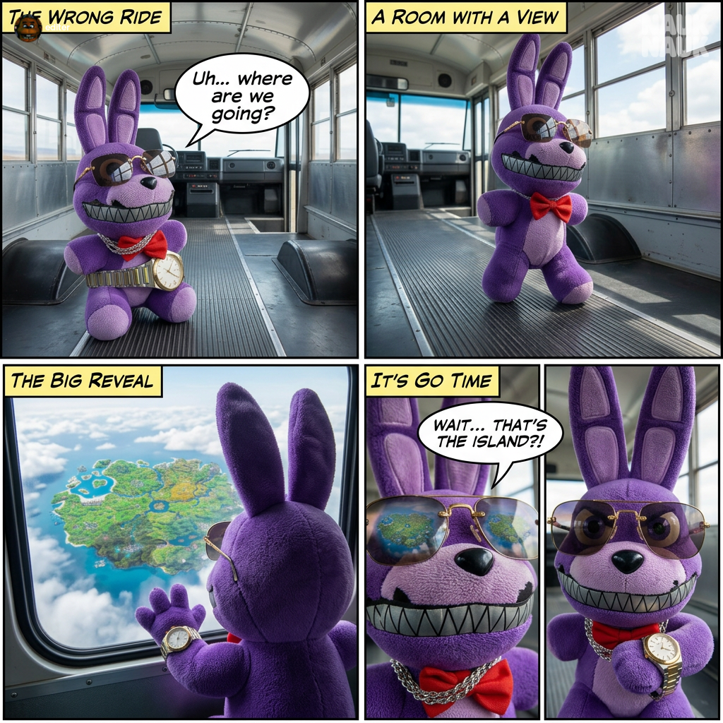 nightmare Bonnie tries out fortnite #2