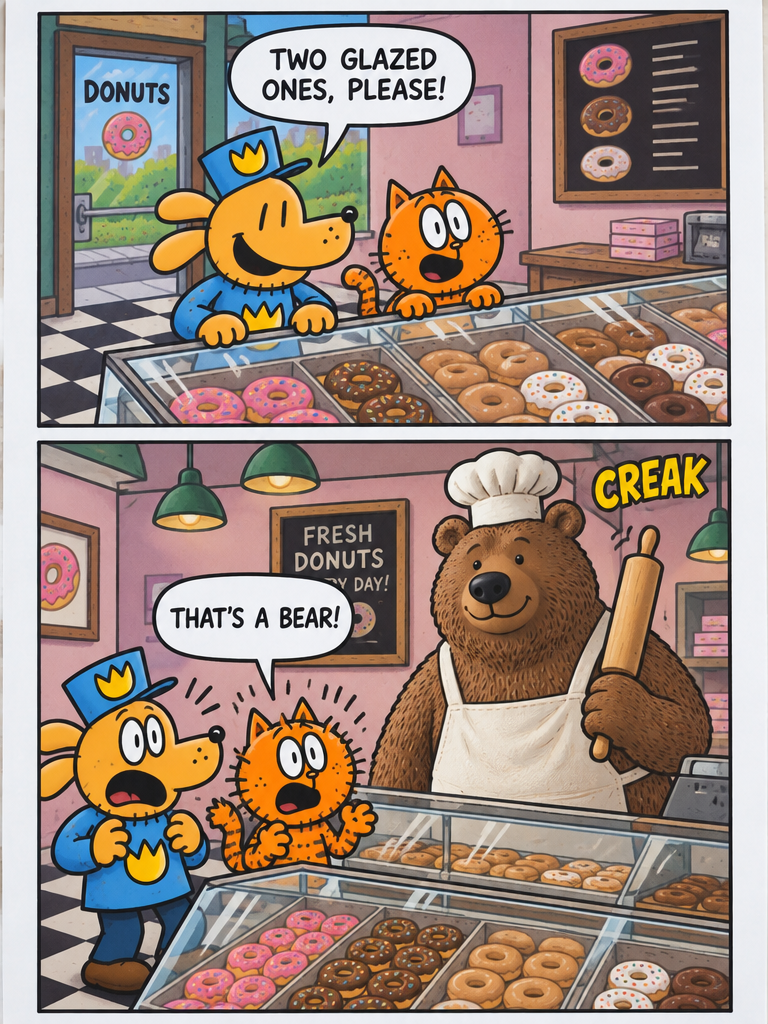Run From the Donut Bear (page 2 of 4)