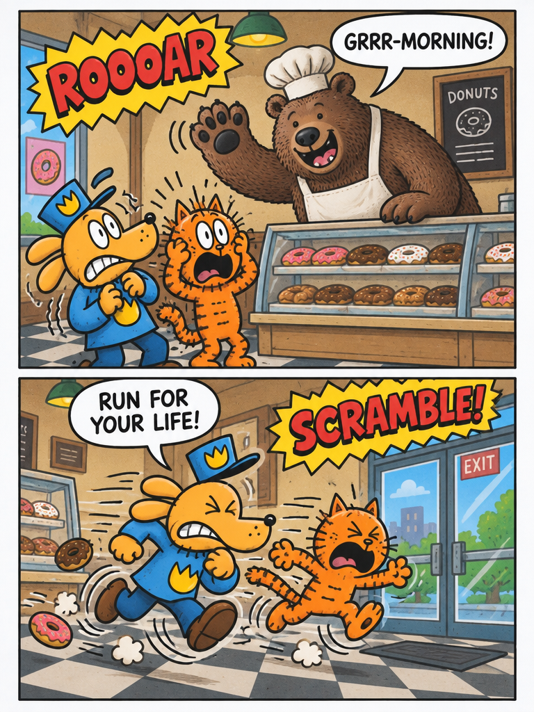 Run From the Donut Bear (page 3 of 4)