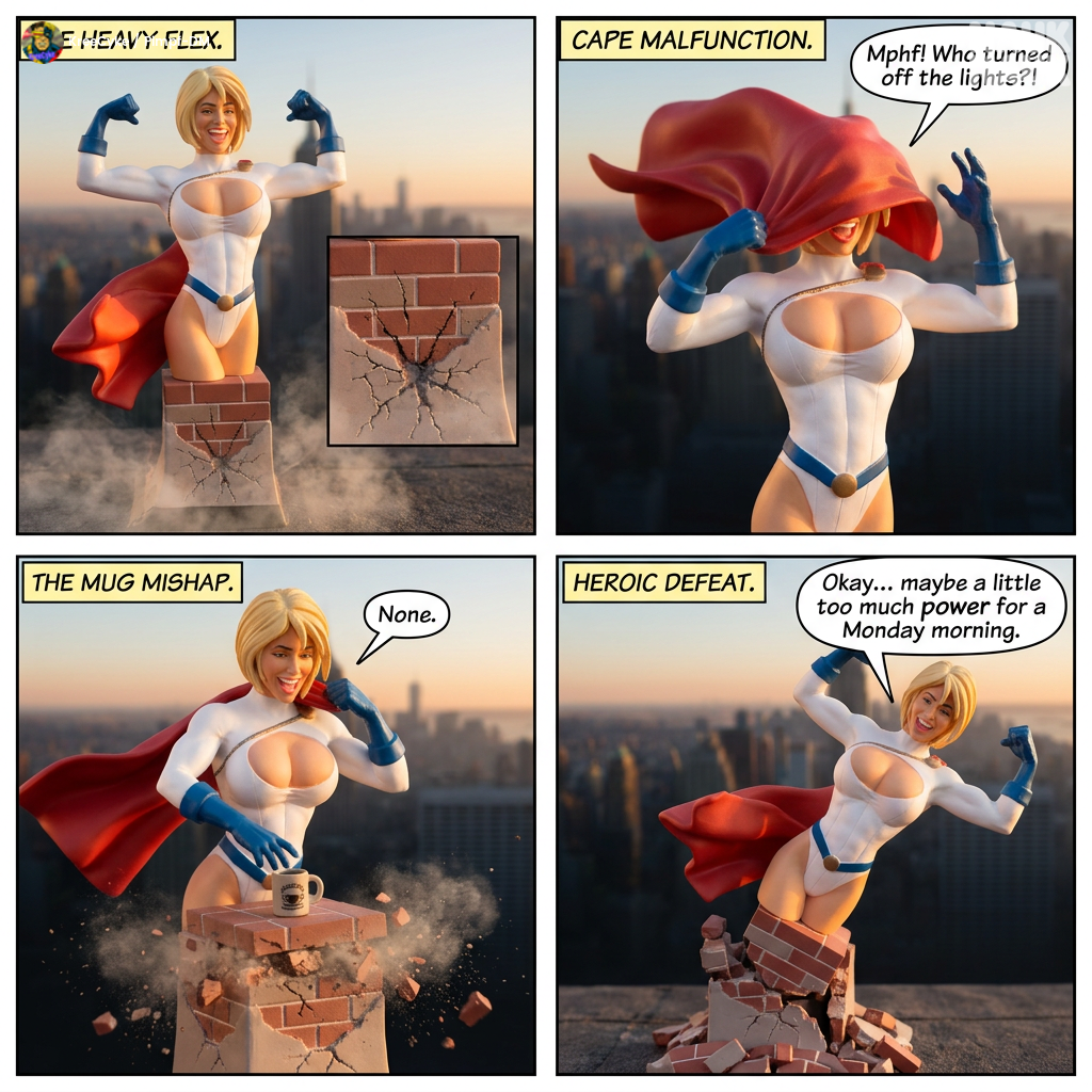 Power Girl Is Too Strong For A Monday