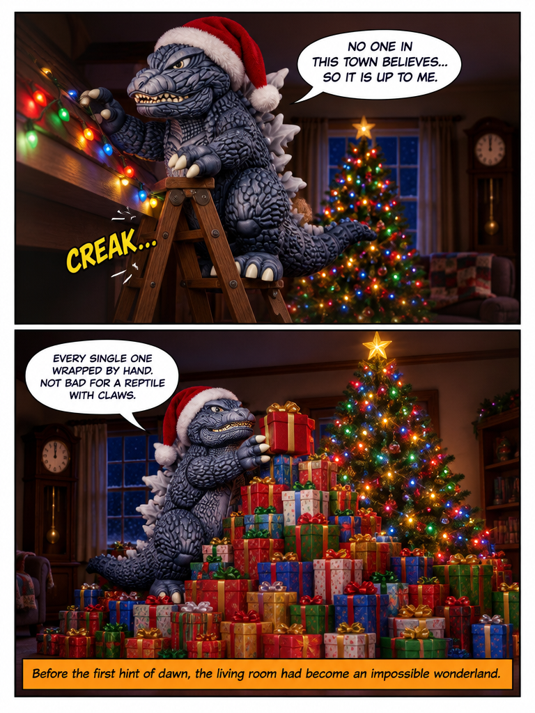 Godzilla's Christmas Eve Secret (page 3 of 4)