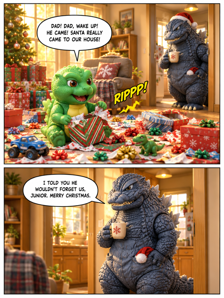 Godzilla's Christmas Eve Secret (page 4 of 4)
