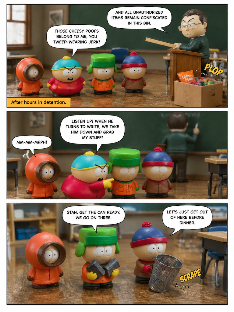 South Park characters destroy teacher (page 2 of 4)