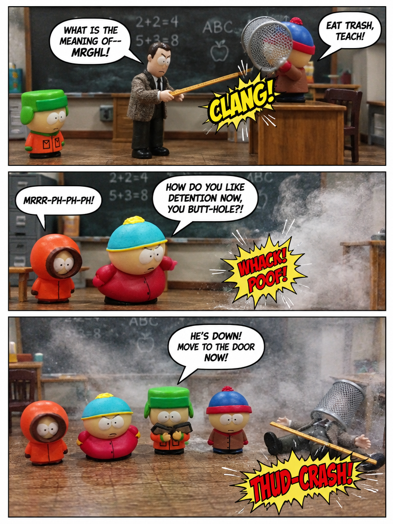 South Park characters destroy teacher (page 3 of 4)