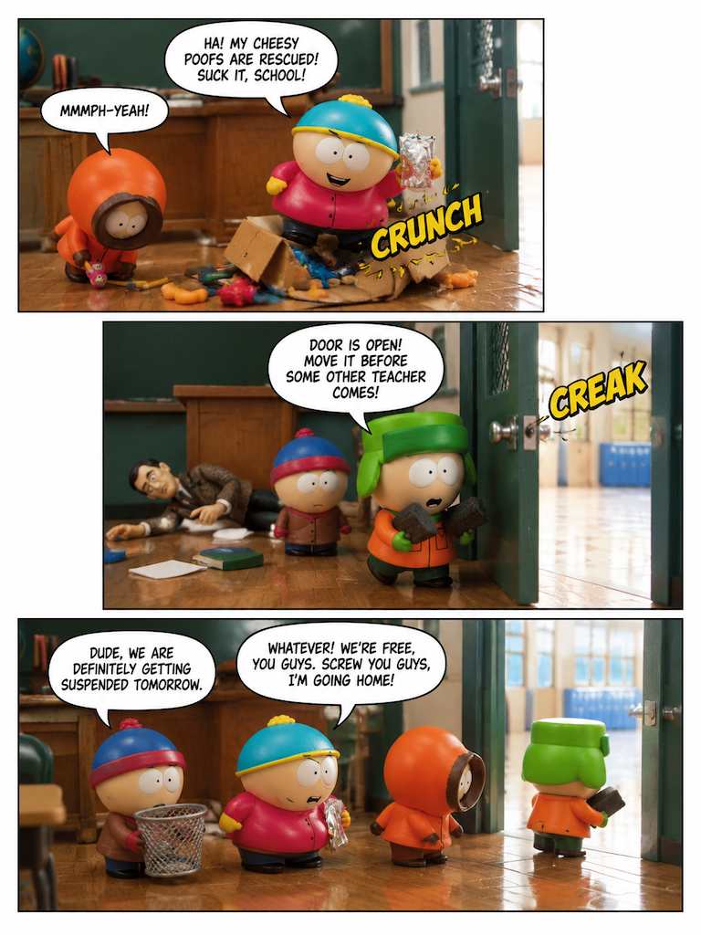 South Park characters destroy teacher (page 4 of 4)
