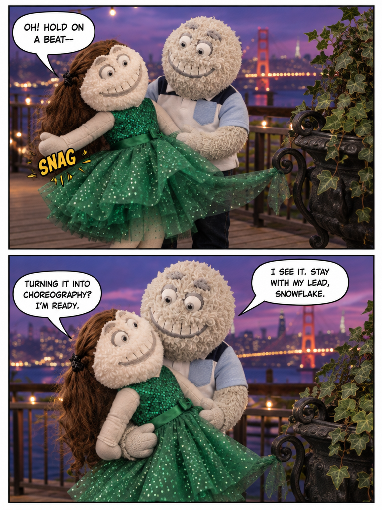 A Boardwalk Waltz Under the Amber Glow (page 2 of 4)