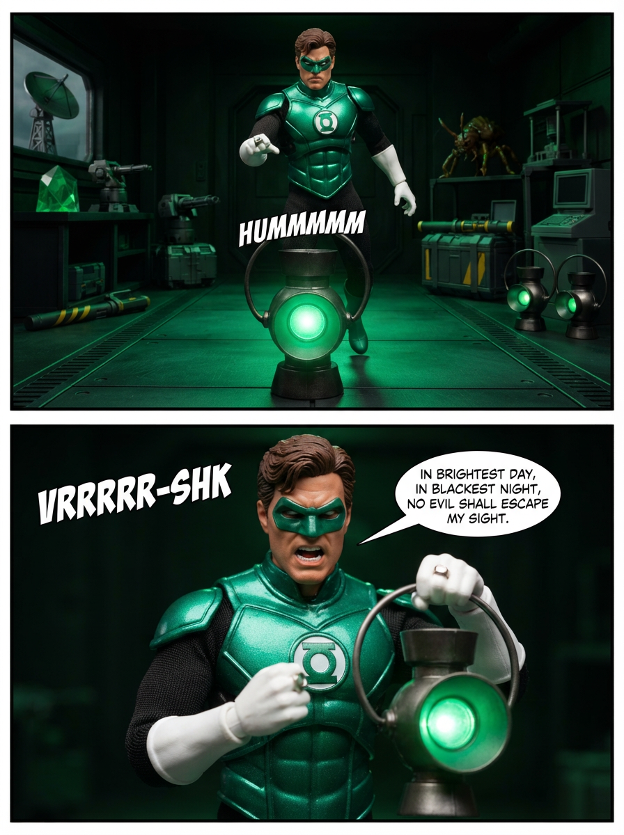 Green Lantern- Charging the Ring - Comic Story ; part 12 - end (page 2 of 4)