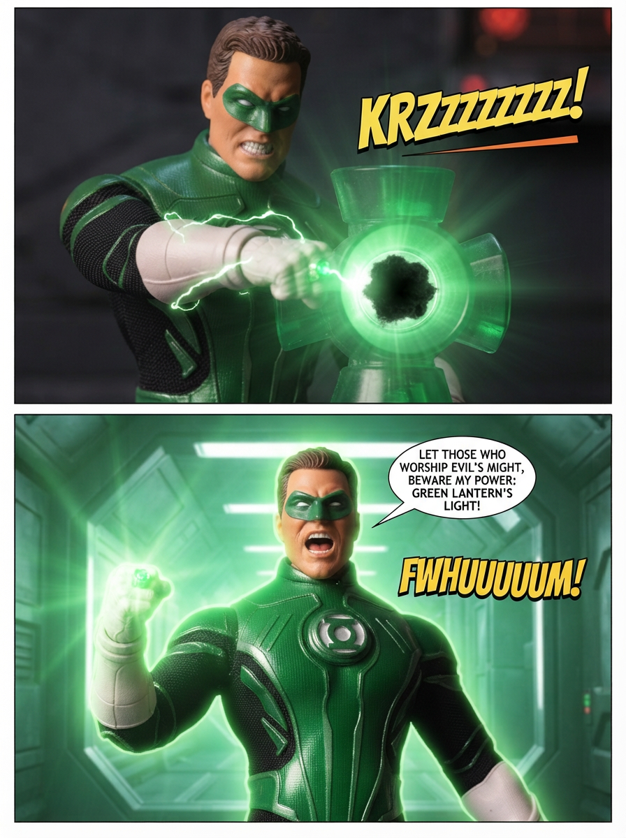 Green Lantern- Charging the Ring - Comic Story ; part 12 - end (page 3 of 4)