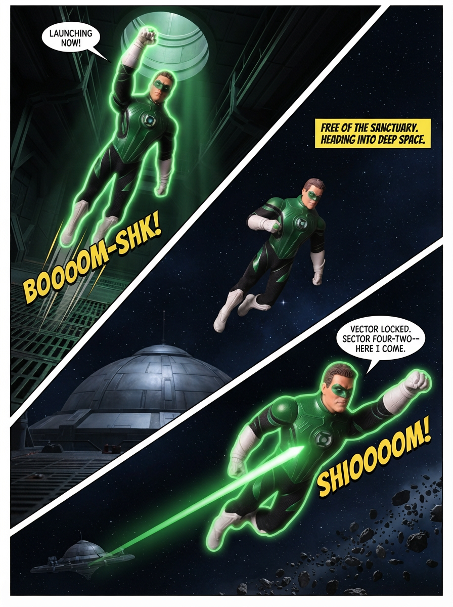 Green Lantern- Charging the Ring - Comic Story ; part 12 - end (page 4 of 4)