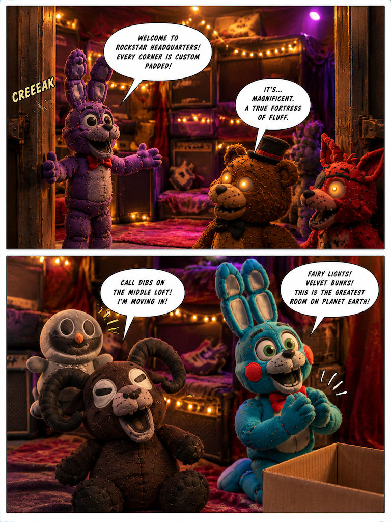 Sleepover at Bonnie's (page 3 of 4)