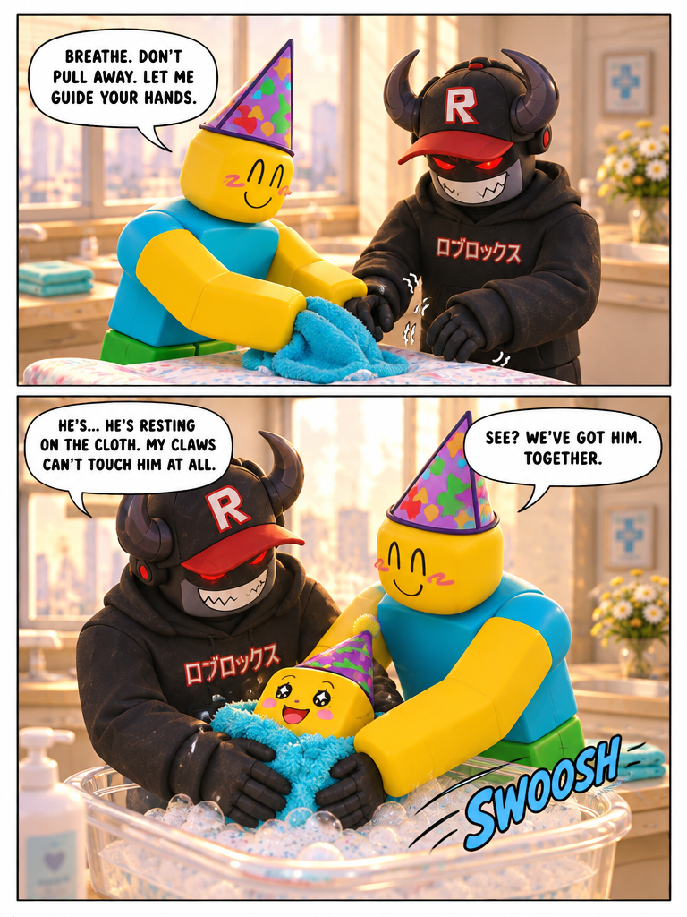 Gentle Hands at the Basin (page 3 of 4)