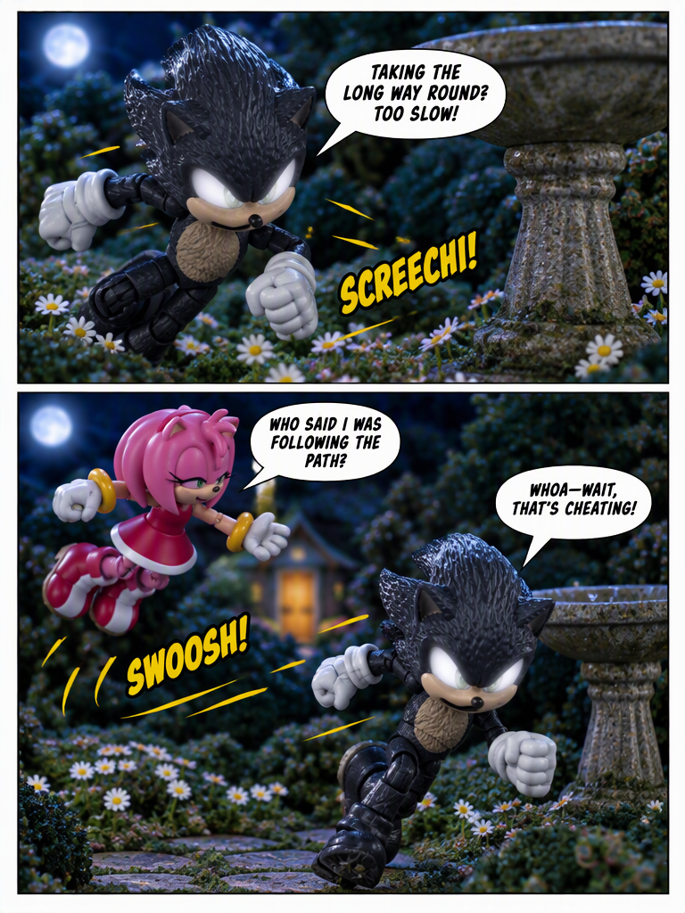 A Dash Through the Moonlit Yard (page 2 of 4)