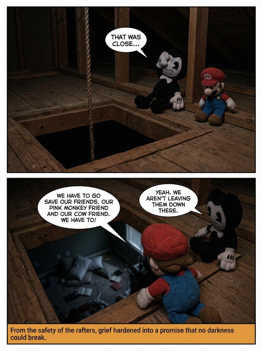Through the Ceiling Hatch (part seven of don’t run) (page 4 of 4)