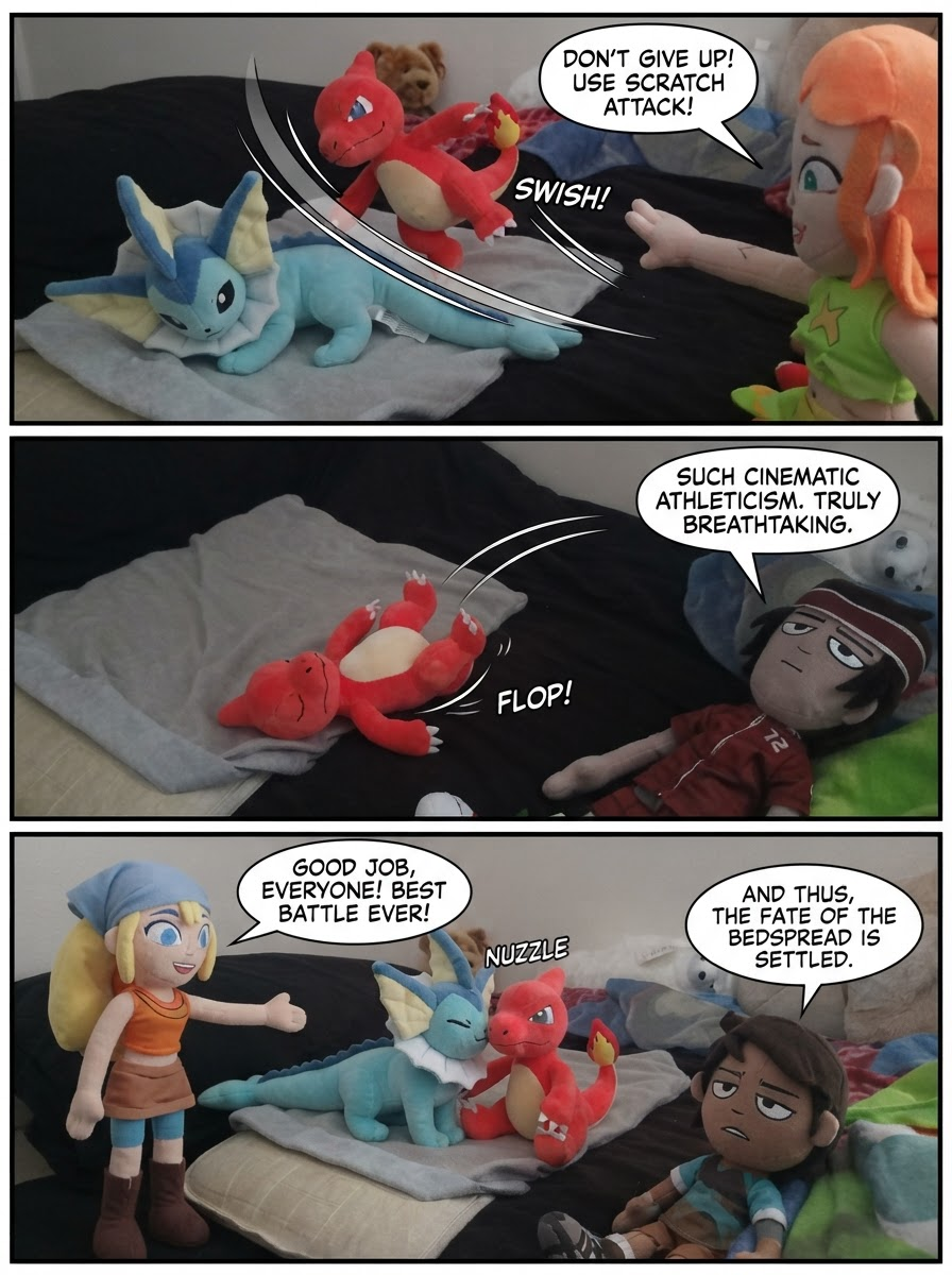 A Friendly Plush Pokémon Battle (page 4 of 4)