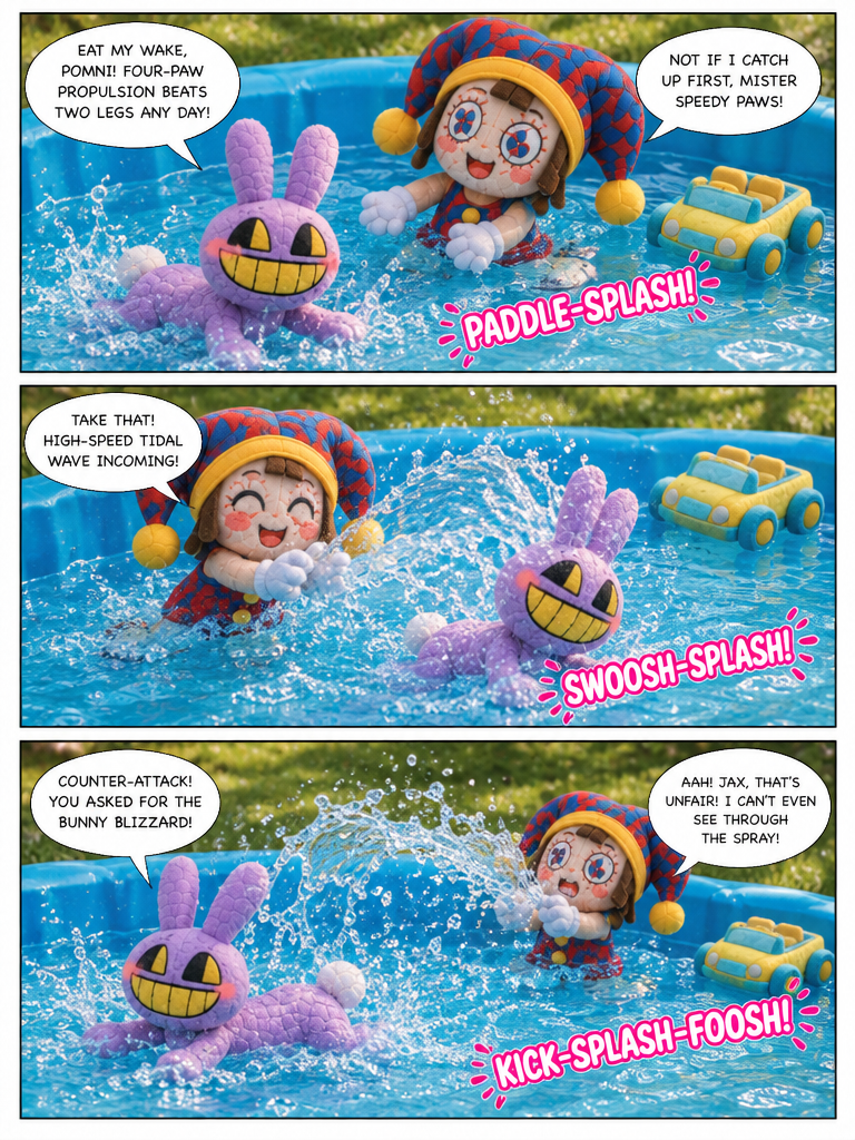 Poolside Splash and Bunny Hugs (page 2 of 4)