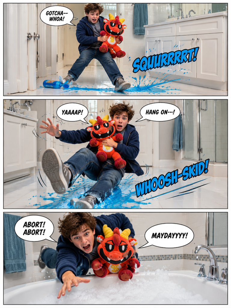 Bath Time for a Sugar Dragon (page 2 of 4)
