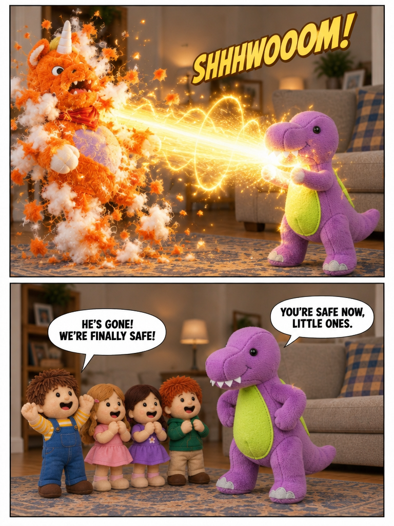 The Purple Dinosaur Arrives (page 4 of 4)