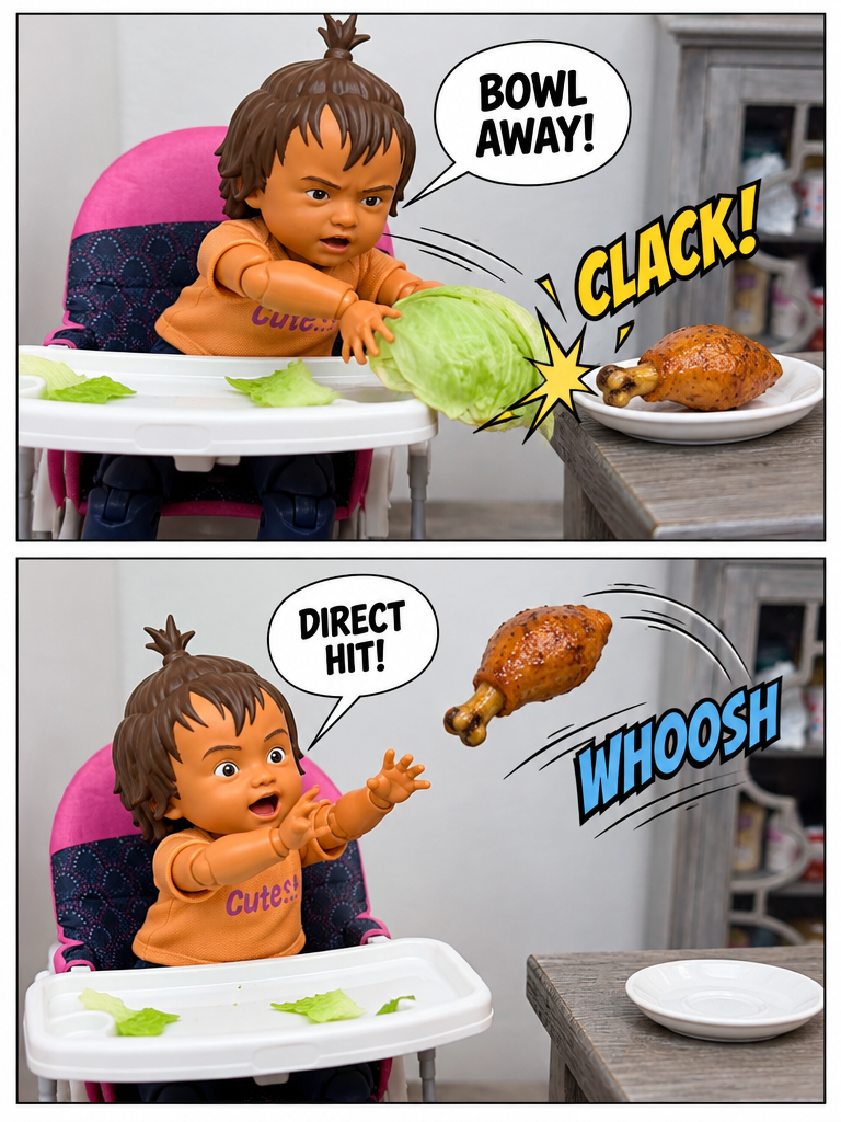 Mina's Mealtime Protest (page 3 of 4)