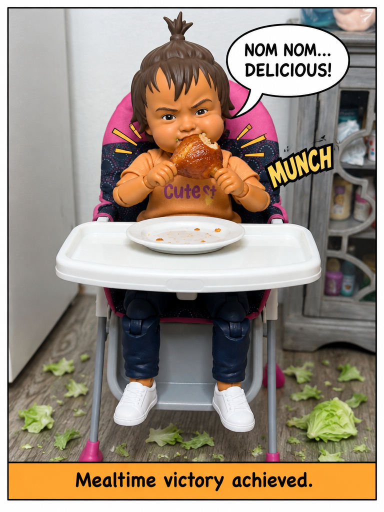 Mina's Mealtime Protest (page 4 of 4)