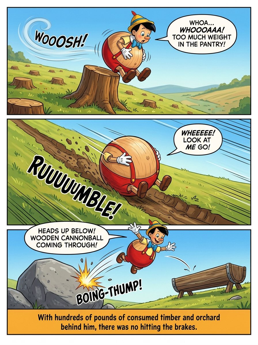 Downhill Rolling Pinocchio (page 2 of 4)