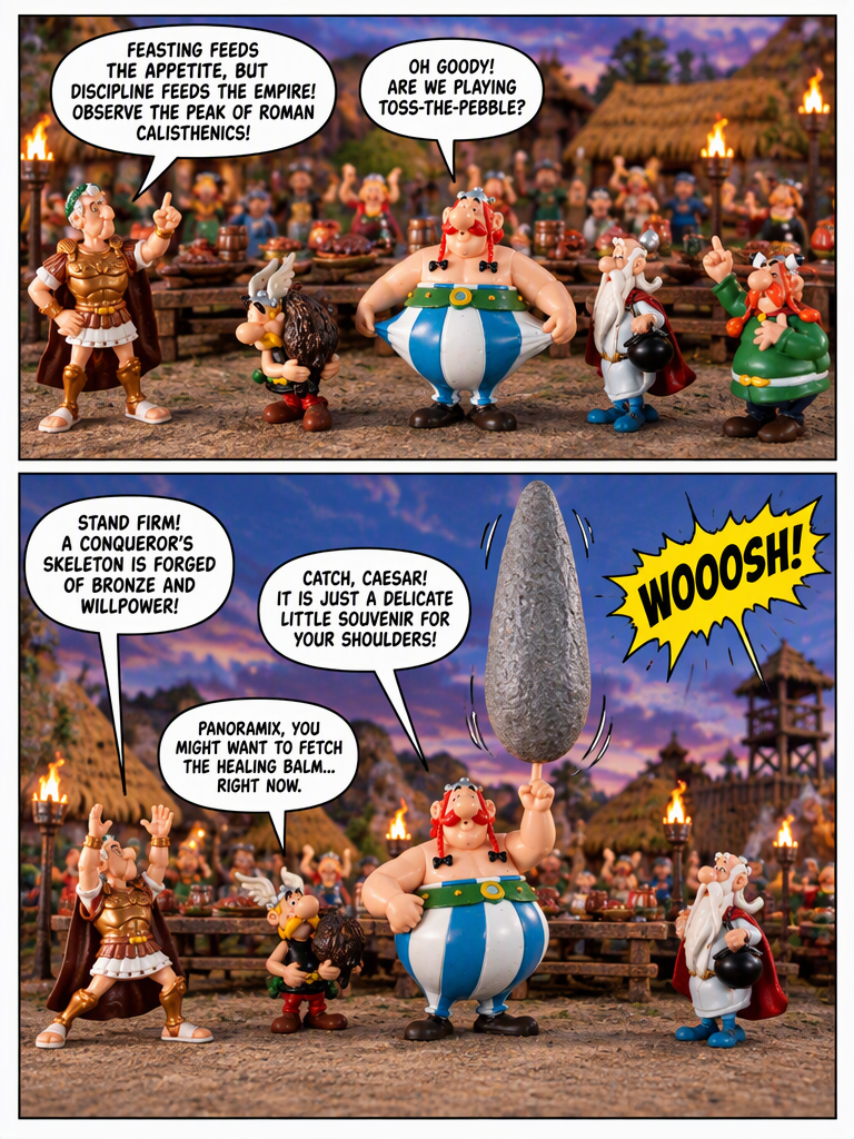 π‘ Asterix & Obelix πͺ¨ A Test of Imperial Might π¬ Comic Story part 3 (page 1 of 4)