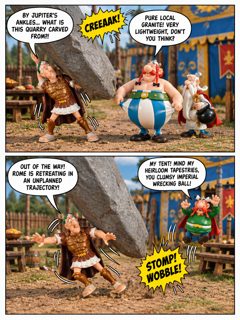 π‘ Asterix & Obelix πͺ¨ A Test of Imperial Might π¬ Comic Story part 3 (page 2 of 4)