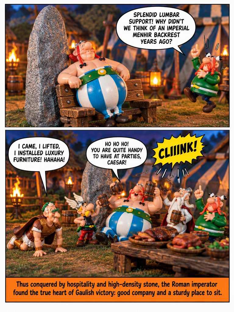 π‘ Asterix & Obelix πͺ¨ A Test of Imperial Might π¬ Comic Story part 3 (page 4 of 4)