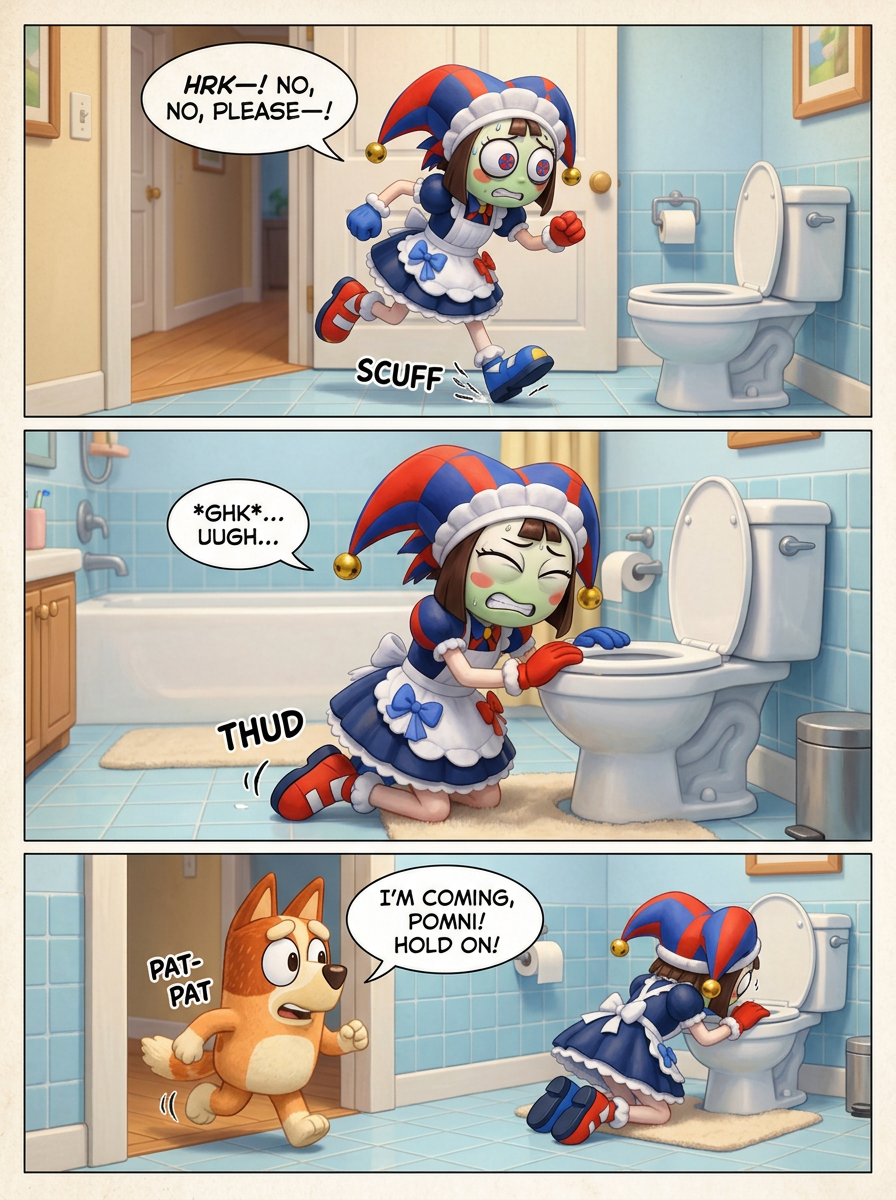 A Midnight Tummy Trouble (page 2 of 4)