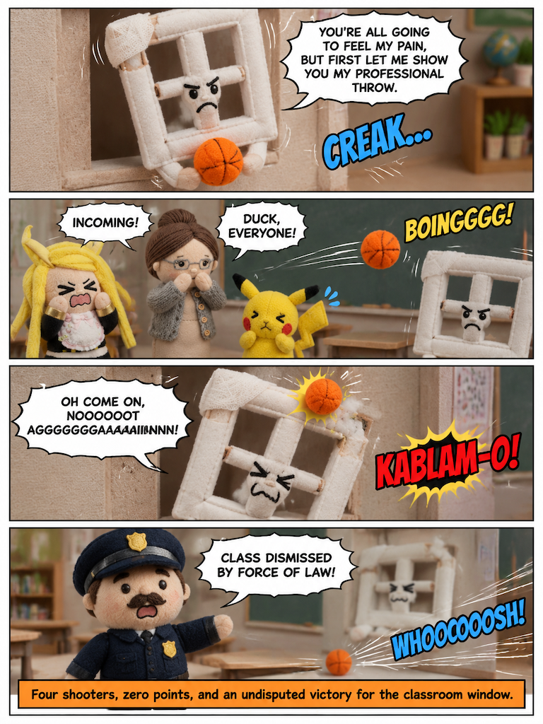 The Classroom Free-Throw Catastrophe (page 4 of 4)