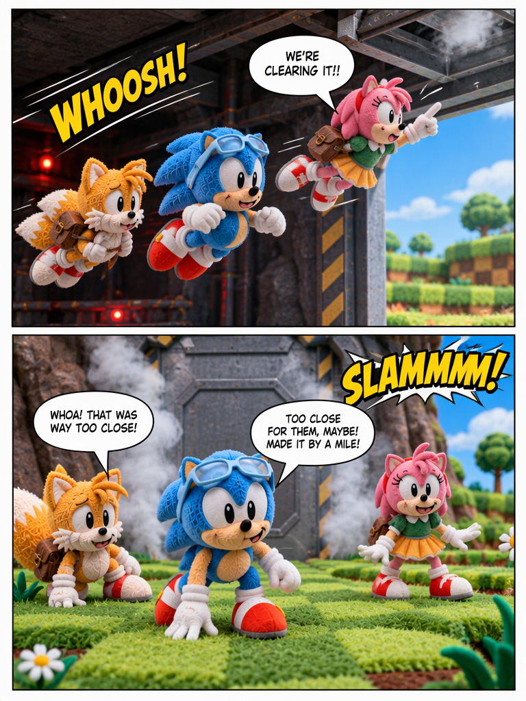 sonic the hedgehog issue 4#Escape from the Crumbling Base (page 3 of 4)