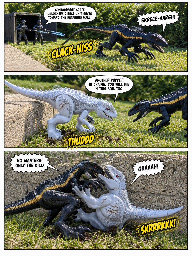 adventures of an indominus Rex: the human hunt (page 5 of 8)