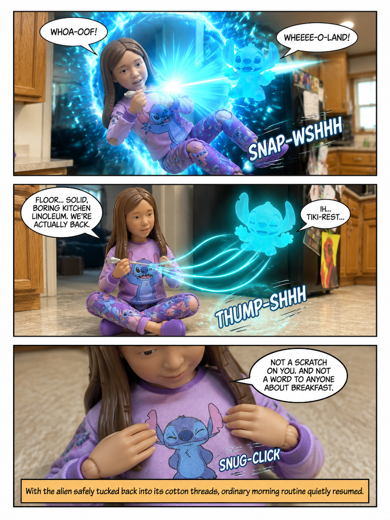Cosmic Detour and Back (page 4 of 4)