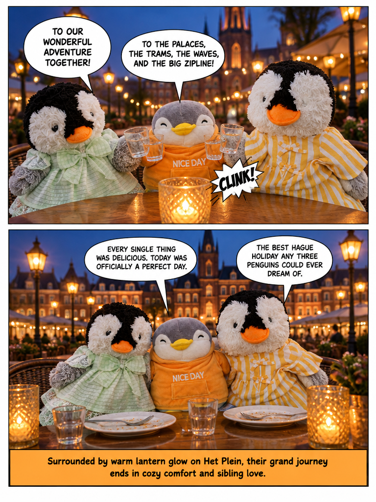 Three Penguin Siblings: Three Little Waddlers in The Hague (page 8 of 8)
