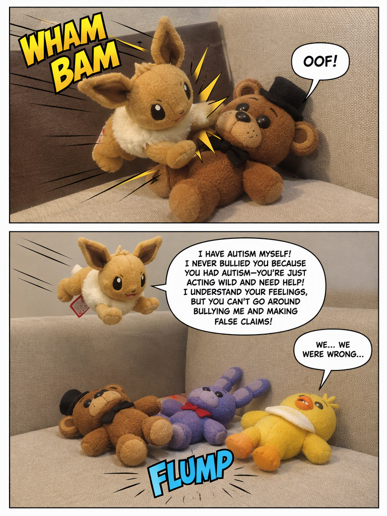 eve beats up autistic haters (page 2 of 4)