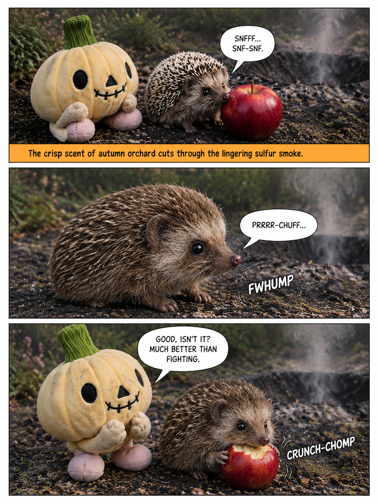 A Prickly Truce in the Crater's Chill (page 3 of 4)