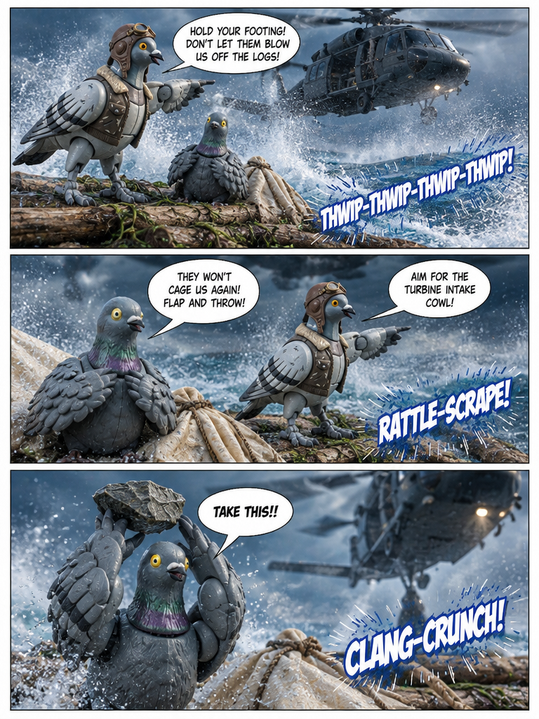 The Great Pigeon Escape: Sky Fall and Sunken Spoils (page 2 of 4)