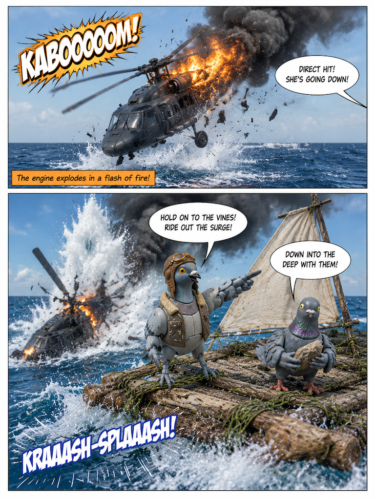 The Great Pigeon Escape: Sky Fall and Sunken Spoils (page 3 of 4)