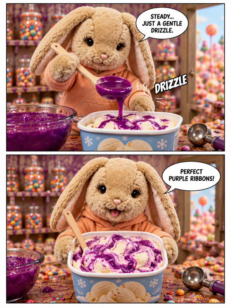 Purple Candy Swirl Ice Cream Pt3 (page 2 of 4)