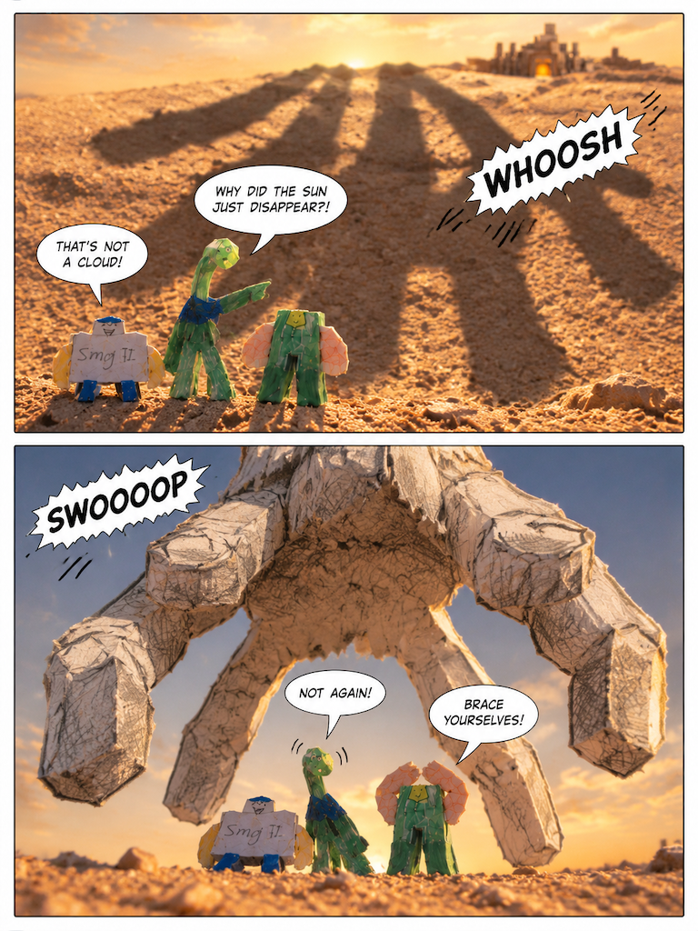 Out of the Frying Pan, Into the Hand (page 2 of 4)