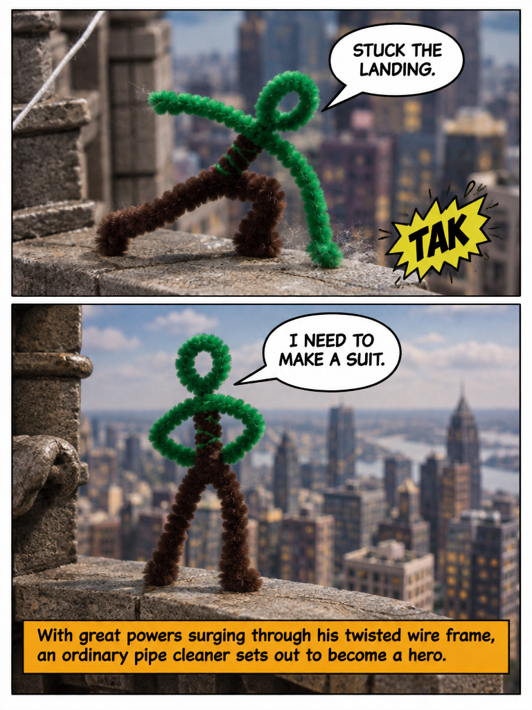 Origin of the Pipe Cleaner Hero (page 4 of 4)
