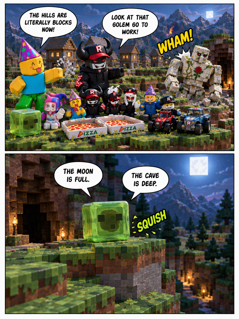 Blocky Invasion Over the Meadow (page 2 of 12)