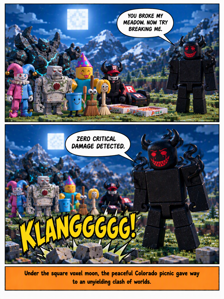 Blocky Invasion Over the Meadow (page 4 of 12)
