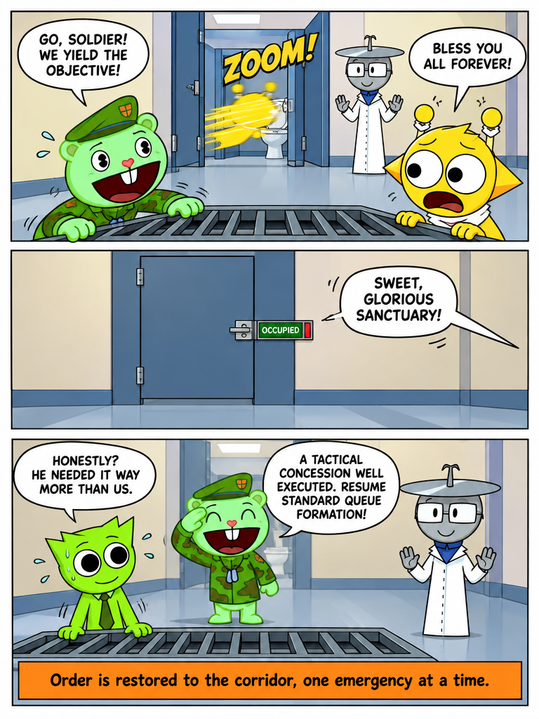 The Restroom Rush (page 4 of 4)